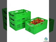 45L 접이식 플라스틱 저장 상자, 직사각형 접이식 저장 상자