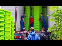 물류 산업 플라스틱 저장 컨테이너 지속 가능한 공급망을 위한 직사각형