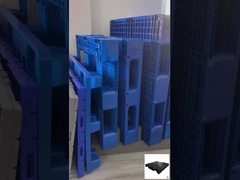 단면 HDPE 중용 플라스틱 팔렛 유로 사용자 지정 플라스틱 팔렛 1100x1100x160mm