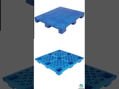 1100 X 1100 중용 플라스틱 팔레트 양방향 입구 유로 창고 플라스틱 포크리프트 팔레트